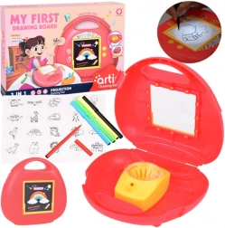 Projektor do rysowania 3w1 z kuferkiem i slajdami