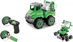 Śrubowane auto śmieciarka z elektrycznym wkrętakiem 17 cm