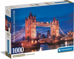 Puzzle 1000 elementów - Tower Bridge w nocy