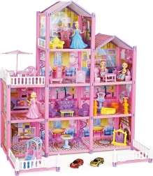 WOOPIE mega willa – domek dla lalek Lovely House, 194 elementy