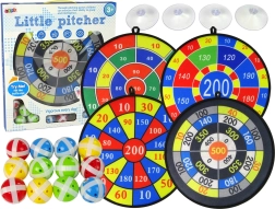 Dziecięcy zestaw do rzutek z tarczami 36 cm i piłeczkami na rzep