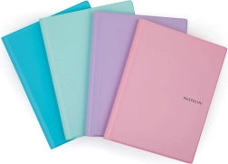 Notes A5 Pastelini z plastikową okładką