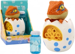 Maszyna do baniek Dino w jajku z płynem