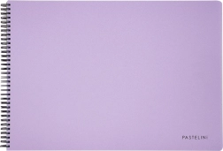 Szkicownik A3 z solidnym wiązaniem spiralnym, 40 arkuszy, kolor fioletowy