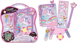 Stylowy pamiętnik świecący w ciemności dla dzieci