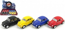 Metalowy model KINSMART VOLKSWAGEN Beetle z napędem typu pull-back 13 cm