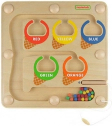 Magnetyczny labirynt do sortowania kolorów MASTERKIDZ