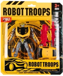 Transformujący się robot z akcesoriami dla dzieci