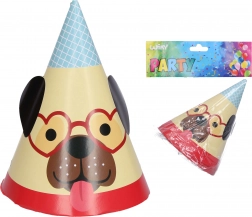 Imprezowe czapeczki z motywem psa 15 cm (6 szt.)