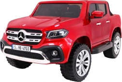 Dziecięcy samochód elektryczny MERCEDES-BENZ X-Class lakierowany – czerwony pickup
