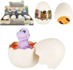 Dinozaur w jajku na kółkach