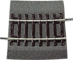 ROCO LINE łukowy tor R3 z podsypką H0 (7,5°, 419,6 mm)