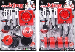 Dziecięca zastawa ze zintegrowaną kuchenką – zestaw kuchenny dla małych kucharzy