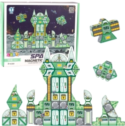 Magnetyczne klocki konstrukcyjne Kosmos Stacja 108 szt.