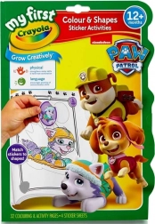 Crayola kolorowe kształty i kolory PAW PATROL – aktywna kolorowanka
