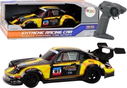 RC auto 1:16 z gumowymi kołami do driftu – żółte