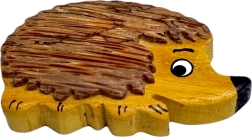 Drewniany magnes jeż – ręcznie rzeźbiona dekoracja