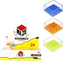 gra labirynt – kieszonkowy labirynt z metalową kulką