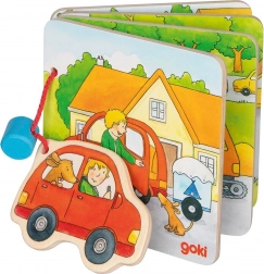 GOKI drewniana książeczka obrazkowa – Jedziemy na wakacje