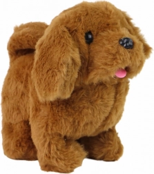 Interaktywny chodzący piesek brązowy – szczeka i merda ogonem