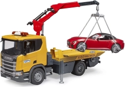 Bruder Scania Super 560R zestaw holowniczy z autem