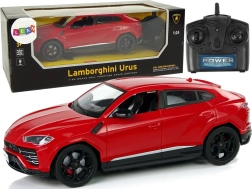 RC auto 1:24 LAMBORGHINI Urus czerwone ze światłami 2.4 GHz