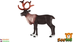Renifer polarny Zooted, plastikowa figurka 15 cm