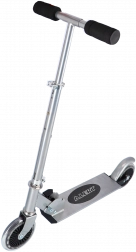 Składana aluminiowa hulajnoga z piankowymi rączkami, hamulcem nożnym i udźwigiem 50 kg