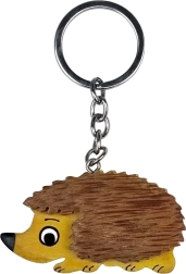 Drewniany brelok Jeż