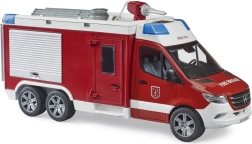 Wóz strażacki Mercedes-Benz Sprinter ze światłem i dźwiękiem Bruder