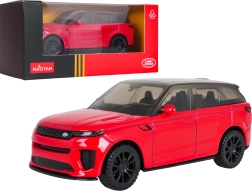 Metalowy model Range Rover Sport SV RASTAR w skali 1:43, czerwony