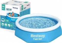 dmuchany basen z górnym kołnierzem 244 × 61 cm BESTWAY Fast Set