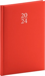 Tygodniowy terminarz Capys 2024 czerwony