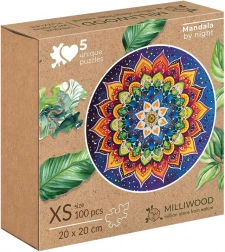 Alexander mandala nocna – drewniane puzzle 100 elementów
