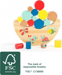 Mała noga Gra motoryczna - leśna gra balansująca