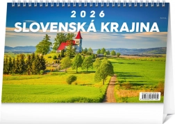 Kalendarz biurkowy Słowacka kraina 2026