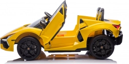 Elektryczny samochodzik LAMBORGHINI Revuelto XL, żółty, 24V, dwuosobowy