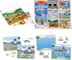Melissa & Doug wielokrotnego użytku naklejki Pojazdy