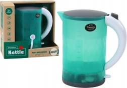 Elektryczny czajnik dziecięcy na baterie ze światłami i dźwiękami – zielony