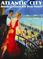 Puzzle plakat Atlantic City 1000 elementów