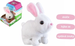 pluszowy króliczek BEN od TEDDIES – skacząca i mówiąca zabawka