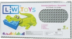 Płytka konstrukcyjna Junior 16x32 szara