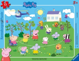 Ravensburger układanka Piggy Peggie (Świnka Peppa), 11 elementów