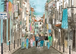 Puzzle Spacer po Lizbonie 1000 elementów