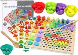 Drewniana układanka Uczymy się liczyć Tablica do łowienia rybek