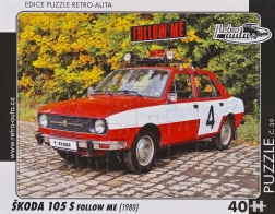 Retro Puzzle Škoda 105 S Follow Me 40 elementów