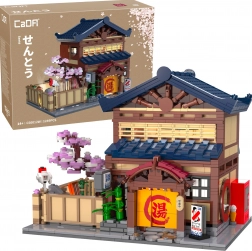 Klocki CaDA japońska łaźnia Sento z oświetleniem LED, 1249 elementów