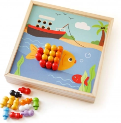 Drewniana mozaika Plaża BIGJIGS TOYS