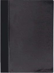 Szybkozszywacz A4 z PVC z przednią kieszenią, czarny