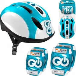 Dziecięcy zestaw ochronny niebieski